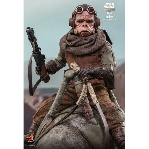 1:6 Star Wars : The Mandalorian - Kuiil & Blurrg Figure Set TMS049 Hot Toys