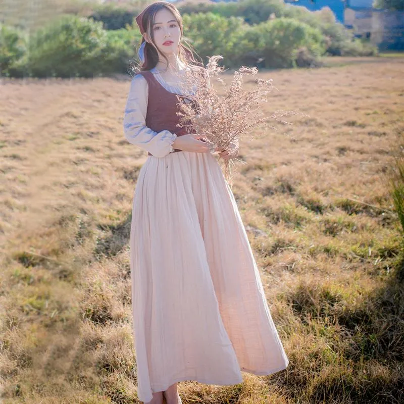 2-Pieces Medieval Peasant Dress | Mandala
