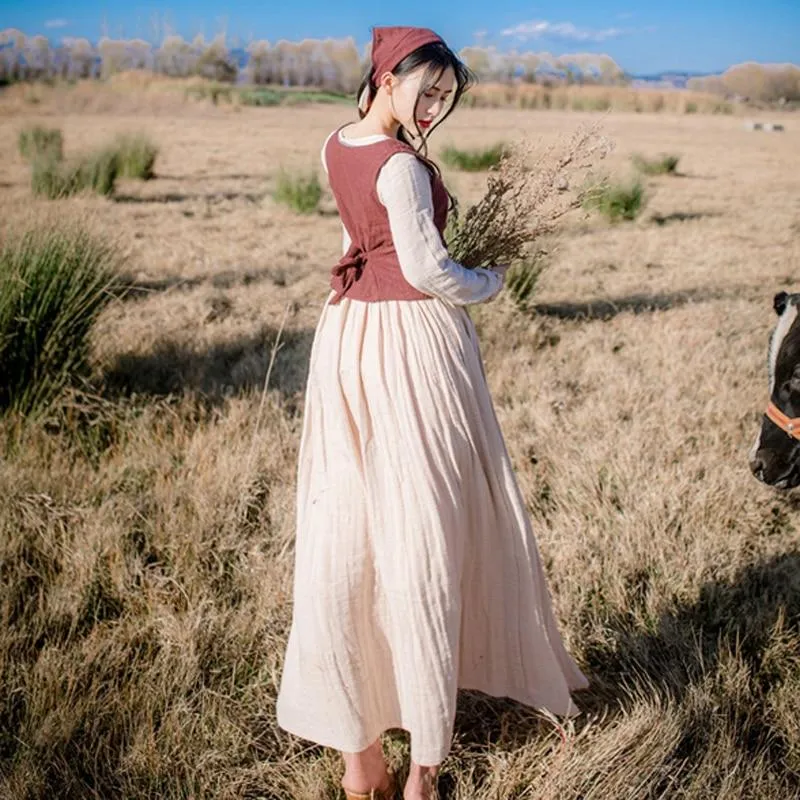 2-Pieces Medieval Peasant Dress | Mandala