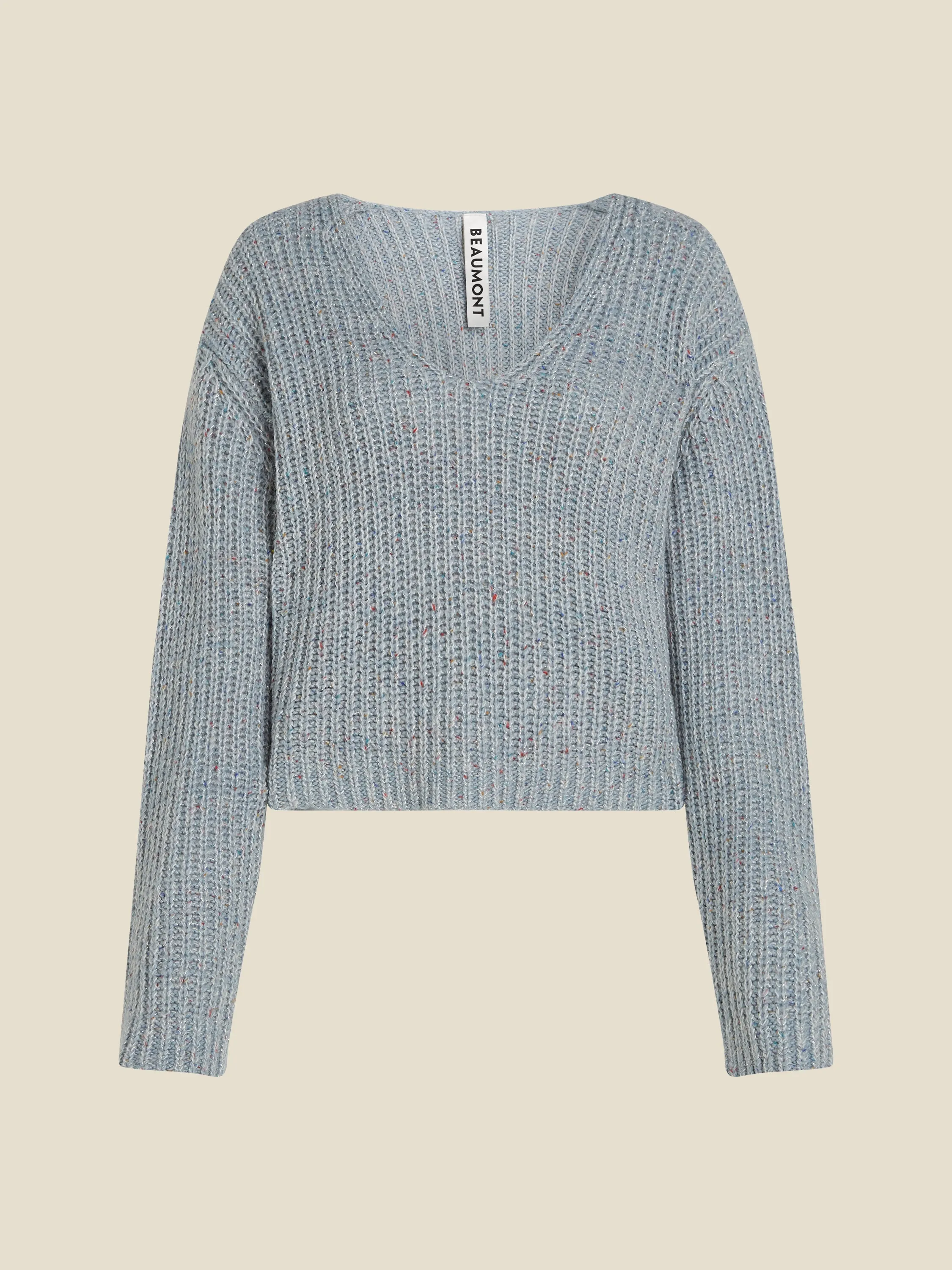 Alice pullover - Stormy sea lurex