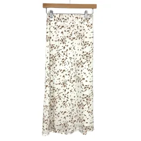 Allie Rose Animal Print Midi Skirt- Size S