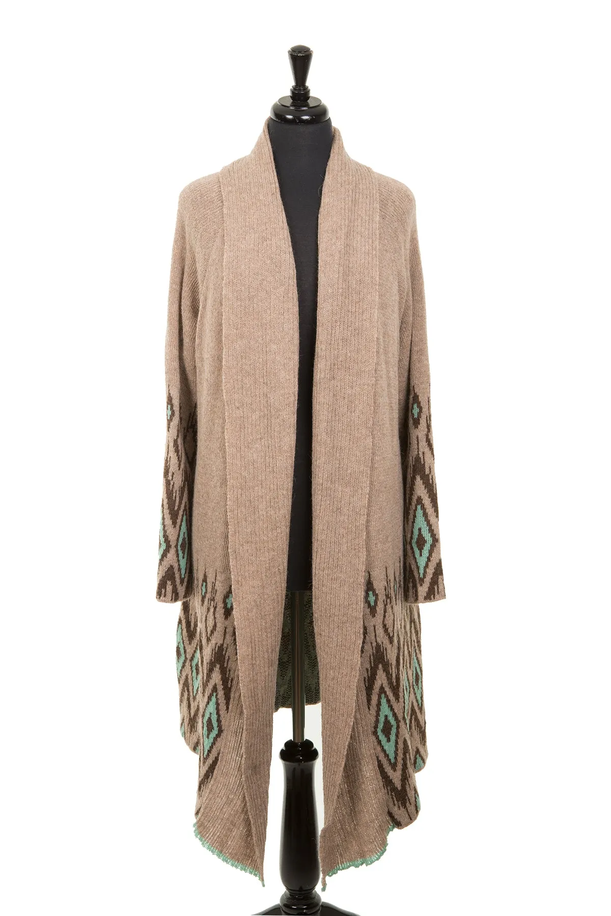 Alpaca Coatigan in Eagle - In Stock Sale