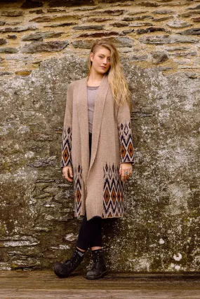 Alpaca Coatigan in Highland - In Stock Sale