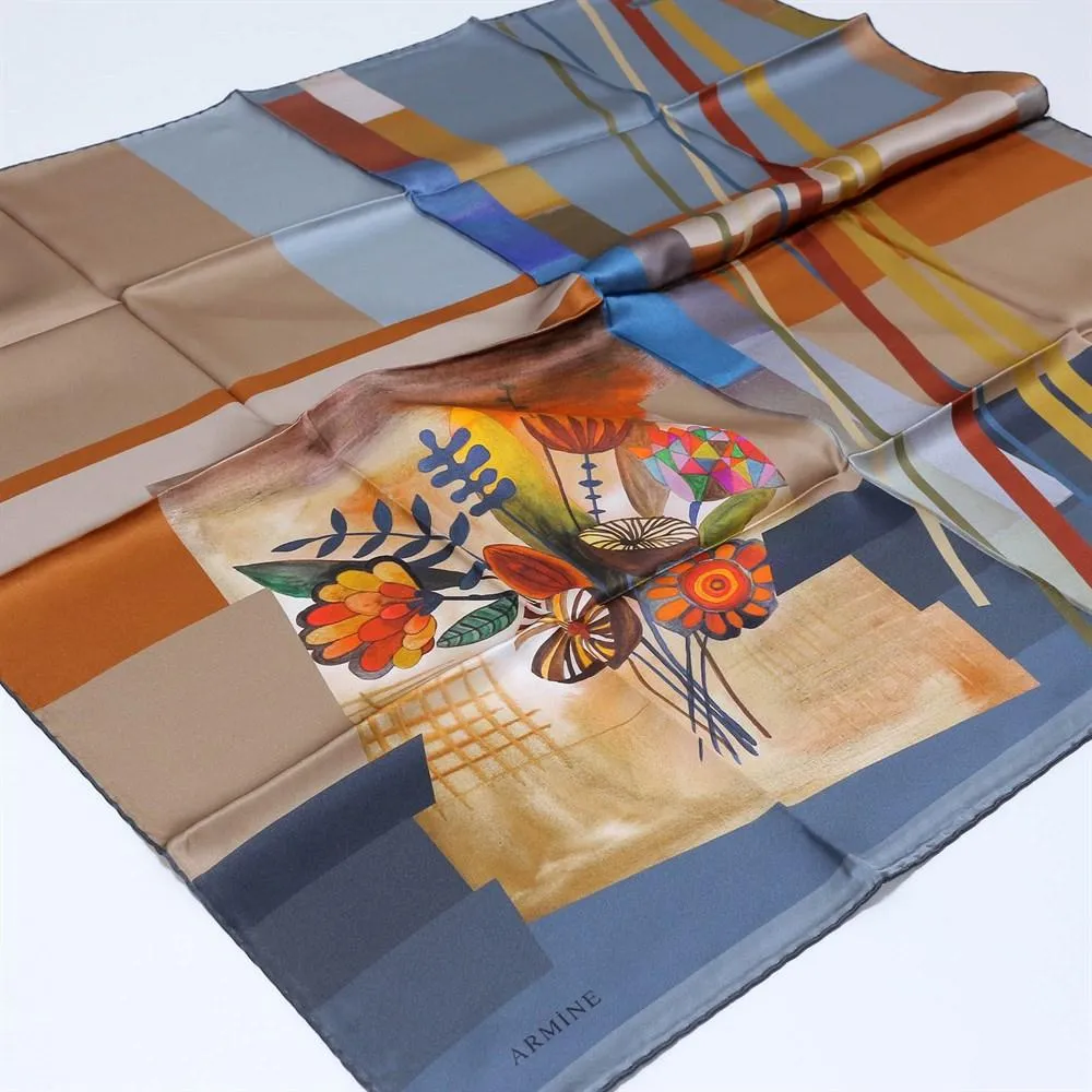 Armine Summer Turkish Silk Scarf No. 32