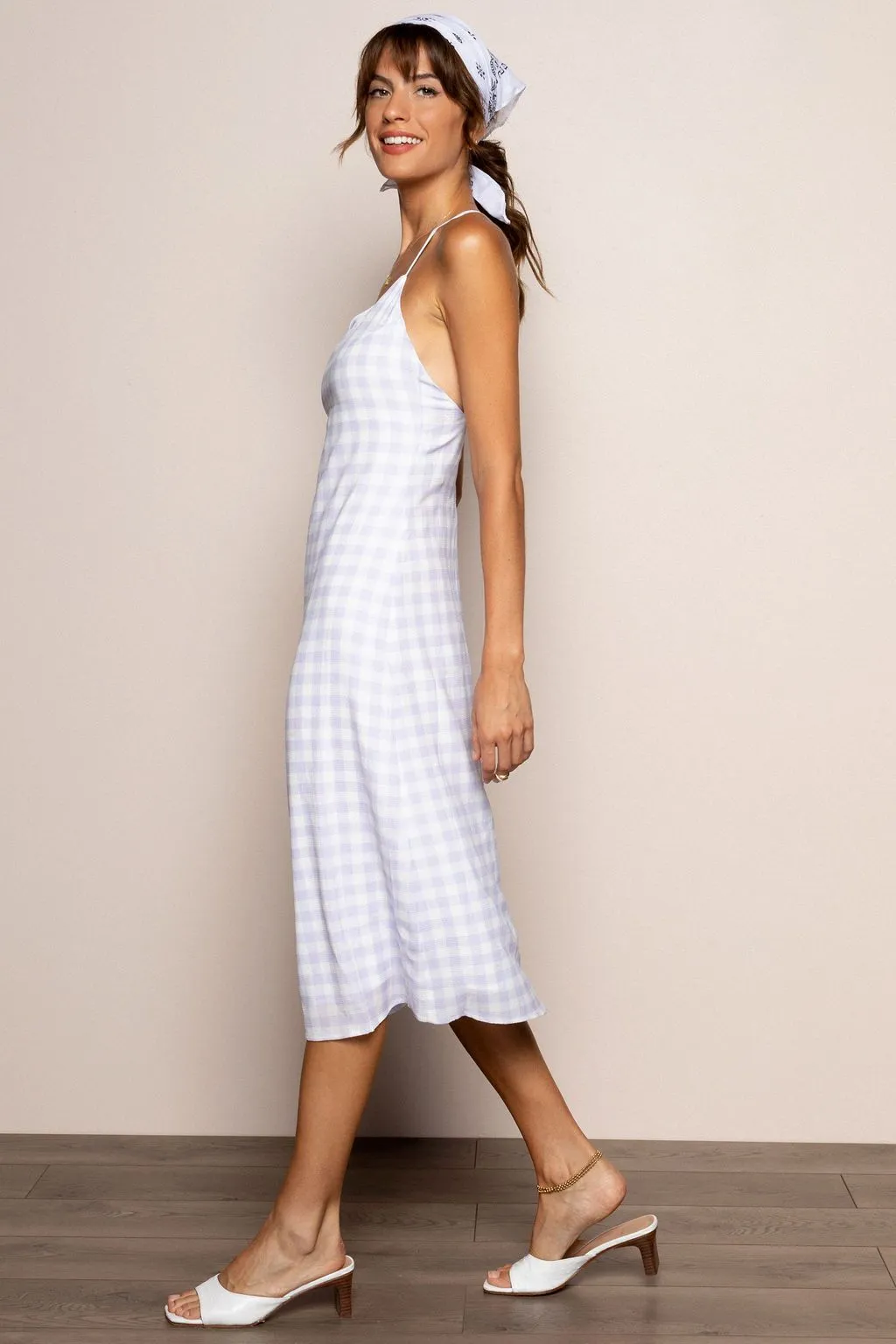 Berkeley Midi Dress in Purple
