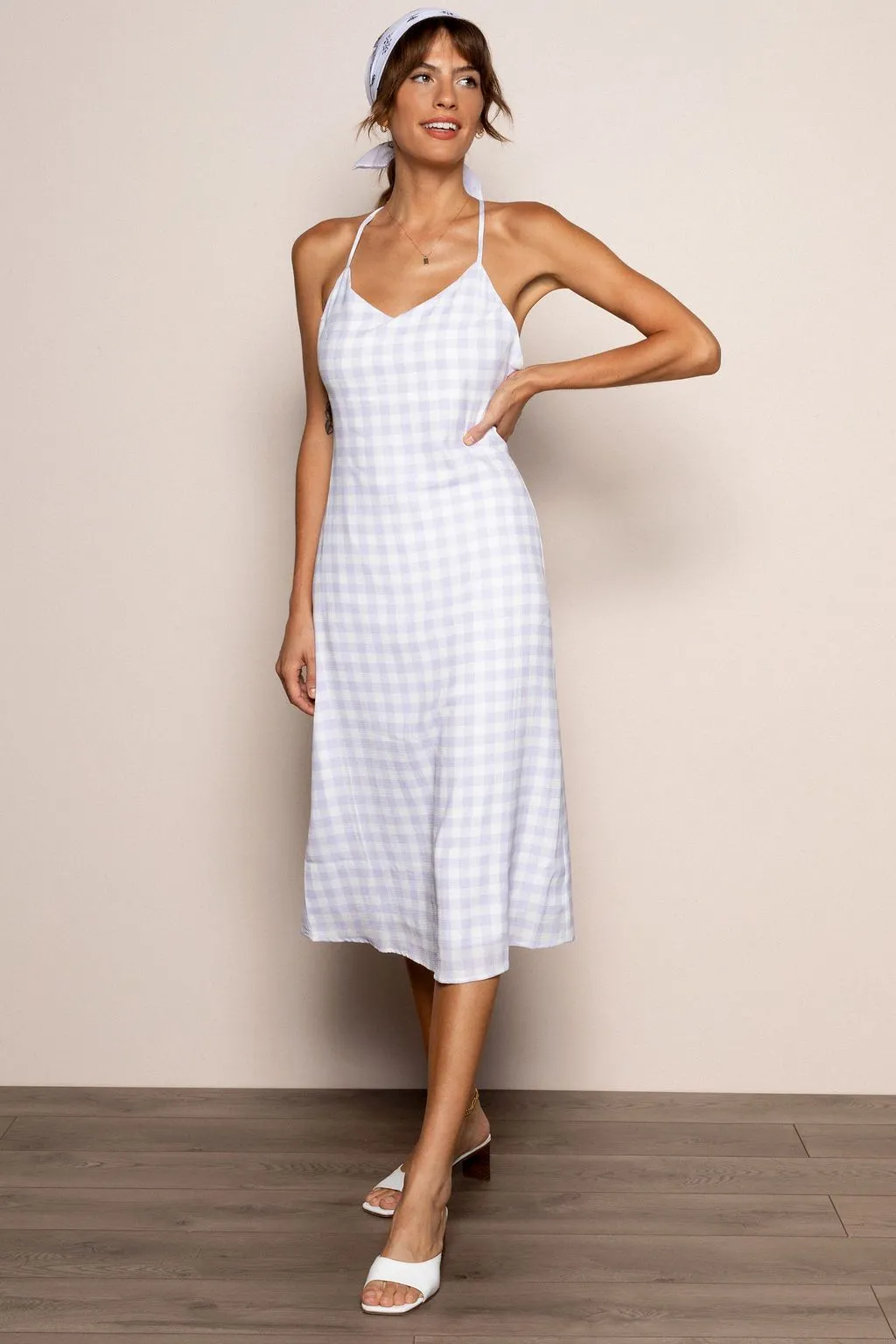 Berkeley Midi Dress in Purple