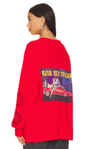 Boys Lie Heart Racer Tee in Red