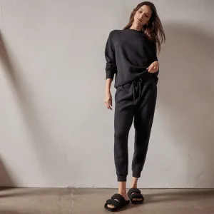 Brushed Thermal Knit Long John - Black