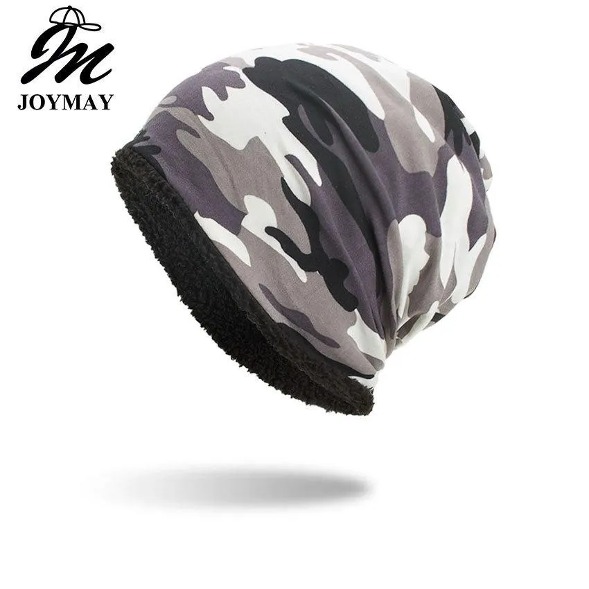 Camouflage Plus Fleece Warm Pullover Hat 57010455YM