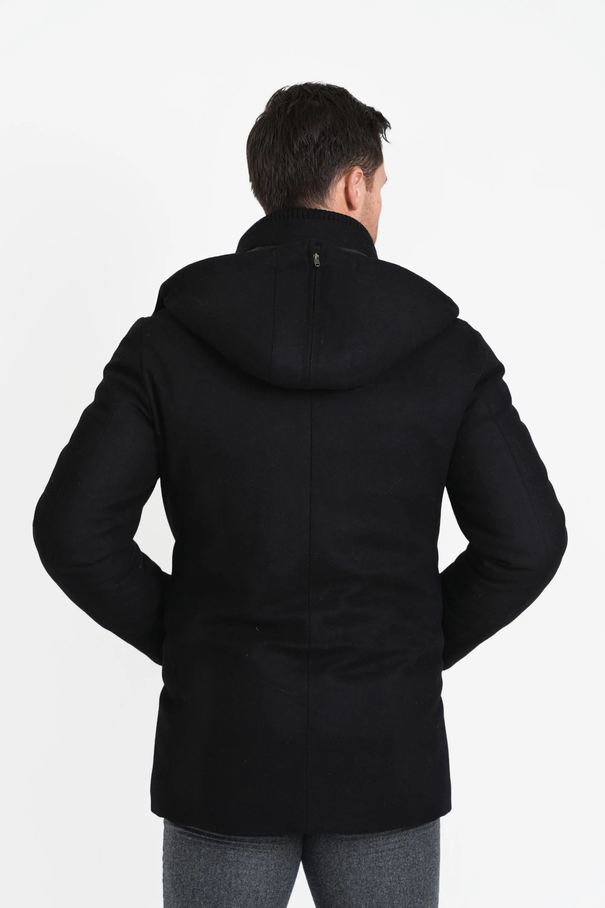City Active Hooded Parka, Black
