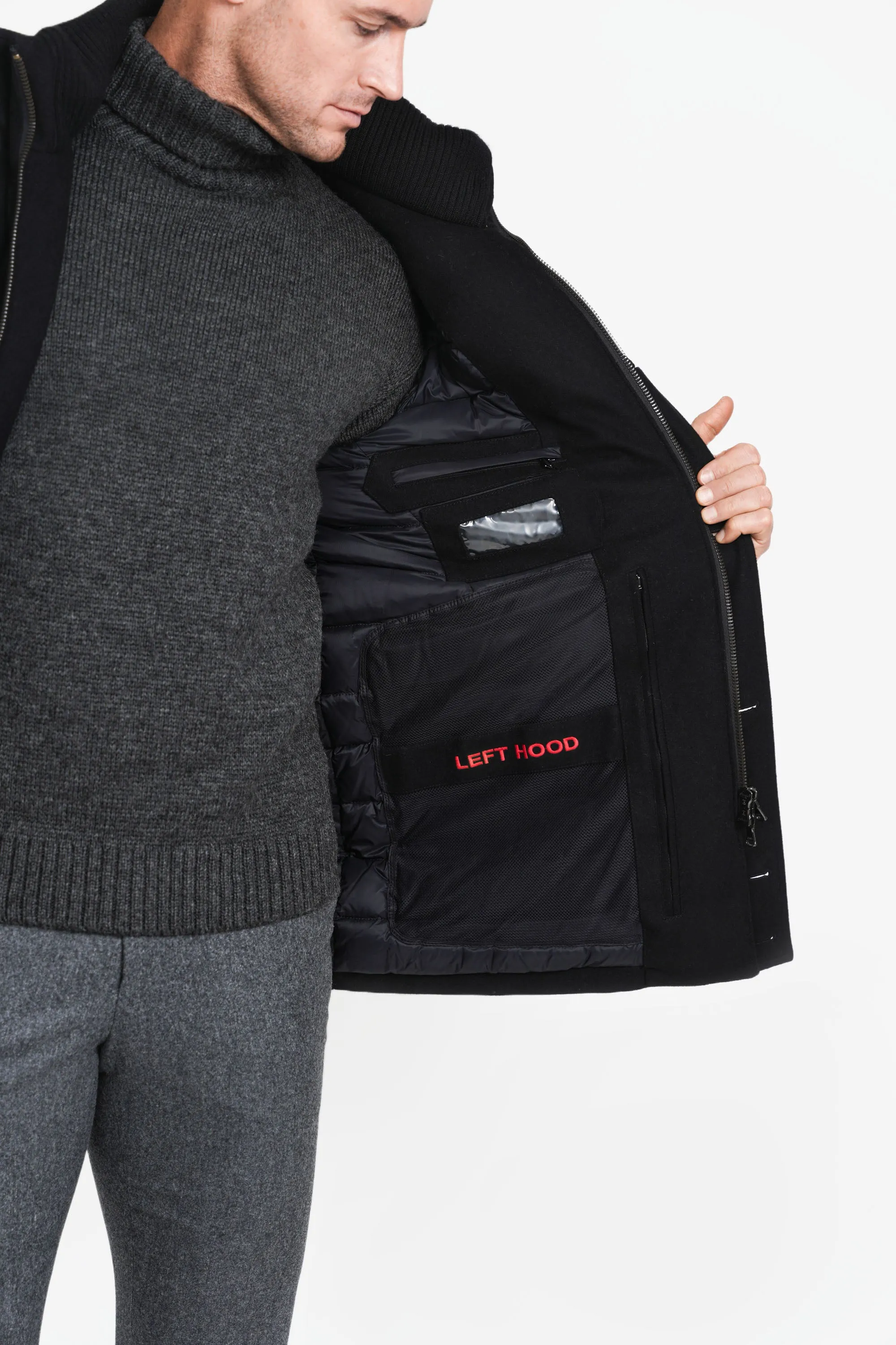 City Active Hooded Parka, Black