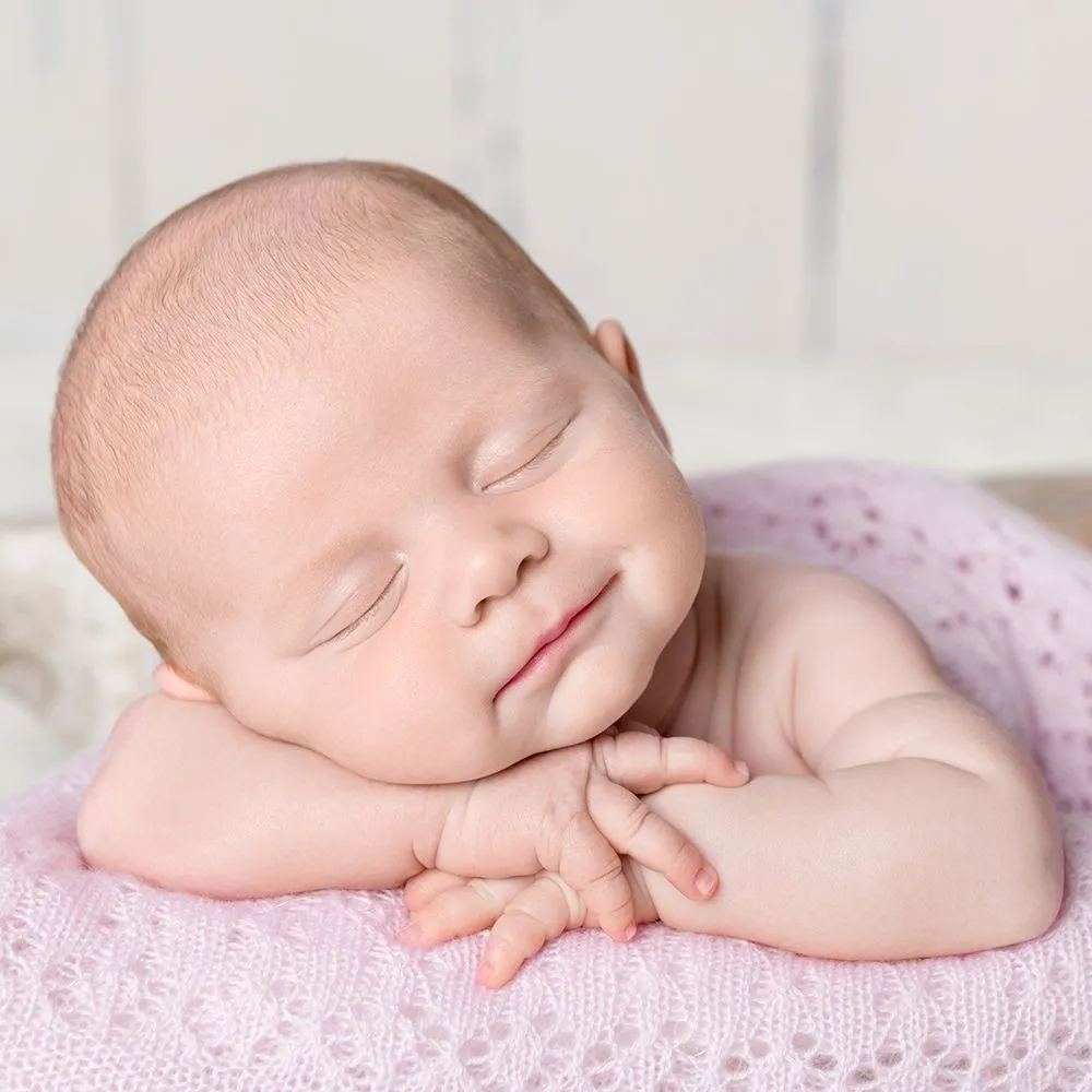 Cozy Cashmere Baby Shawl- Pink