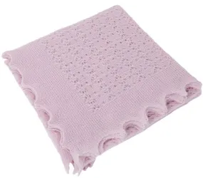Cozy Cashmere Baby Shawl- Pink Cozy Cashmere Baby Shawl- Pink