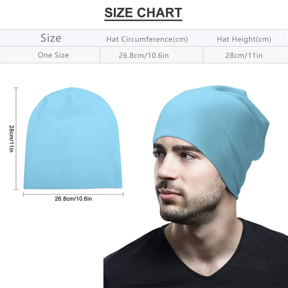 Custom Face Christmas Red Hat Full Print Pullover Cap Beanie Hat Unisex
