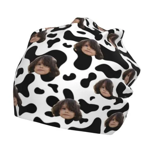 Custom Face Cows Pattern Kid's Beanie
