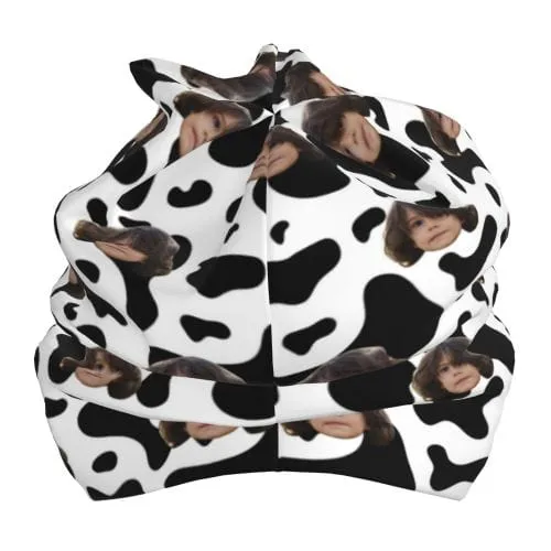 Custom Face Cows Pattern Kid's Beanie