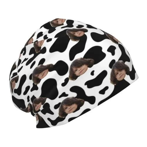 Custom Face Cows Pattern Kid's Beanie