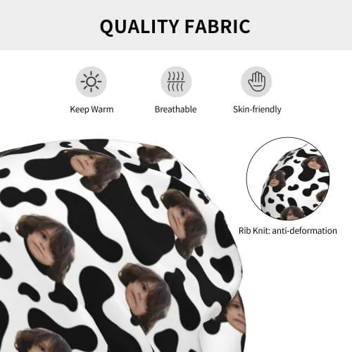 Custom Face Cows Pattern Kid's Beanie