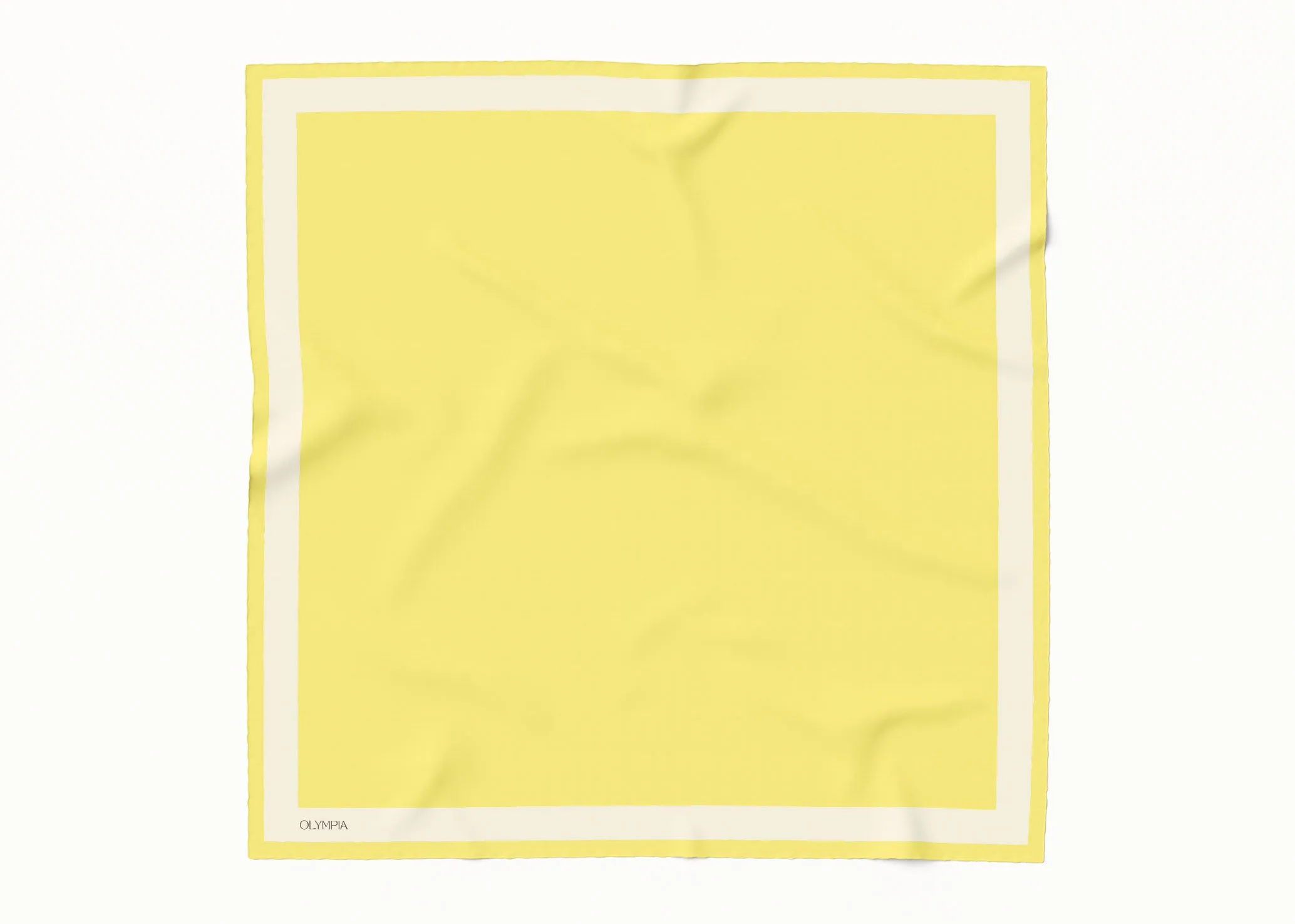 Dimity Lemonade Silk Scarf - 89x89cm