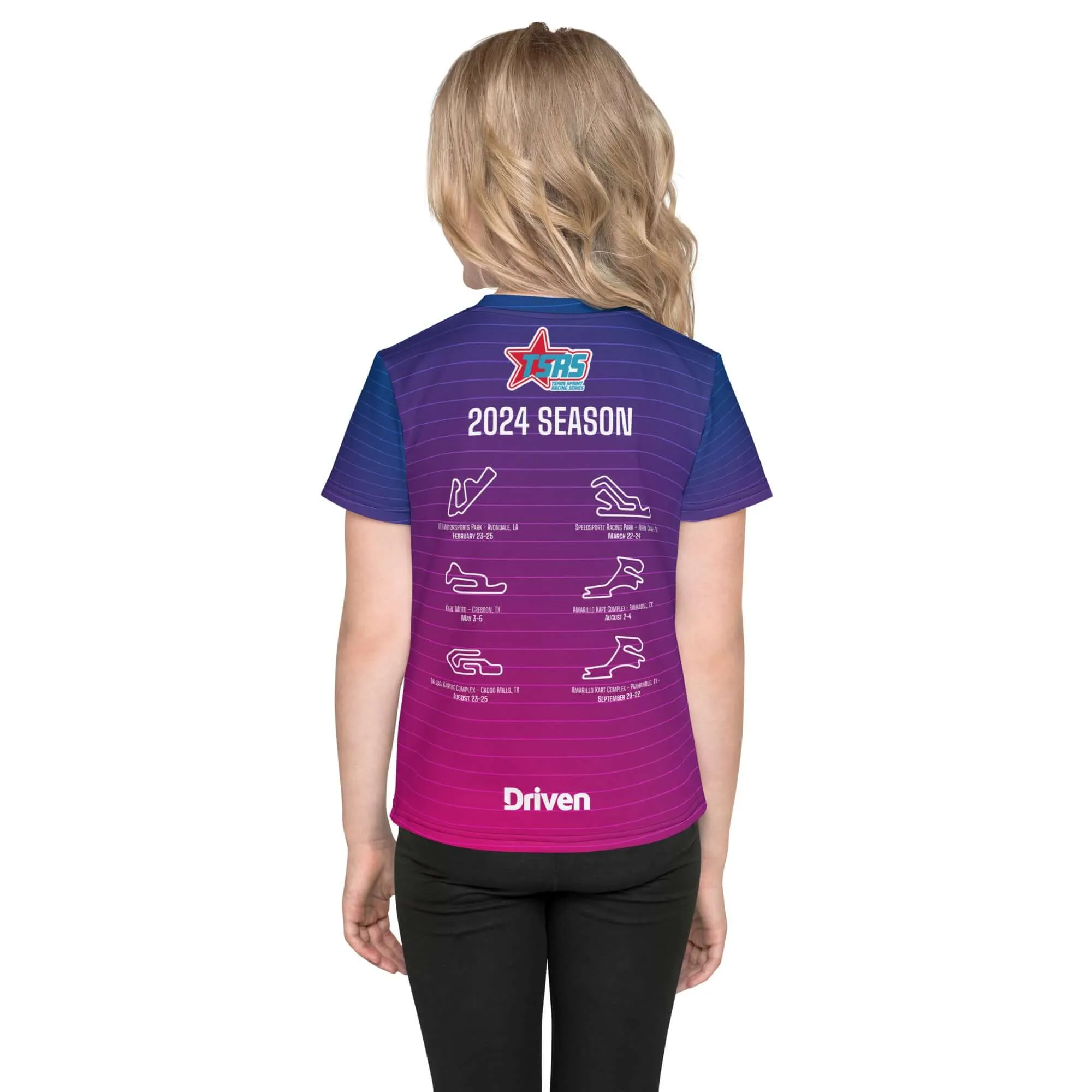 DRIVEN | TSRS '24 | T-shirt - Child - Pink/Blue