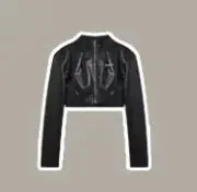 Fashionkova Sexy Y2k Vintage Two Piece Set Women Korean Casual High Street Retro Suit Female Elegant Leather Top   High Waist Jumpsuit 2023