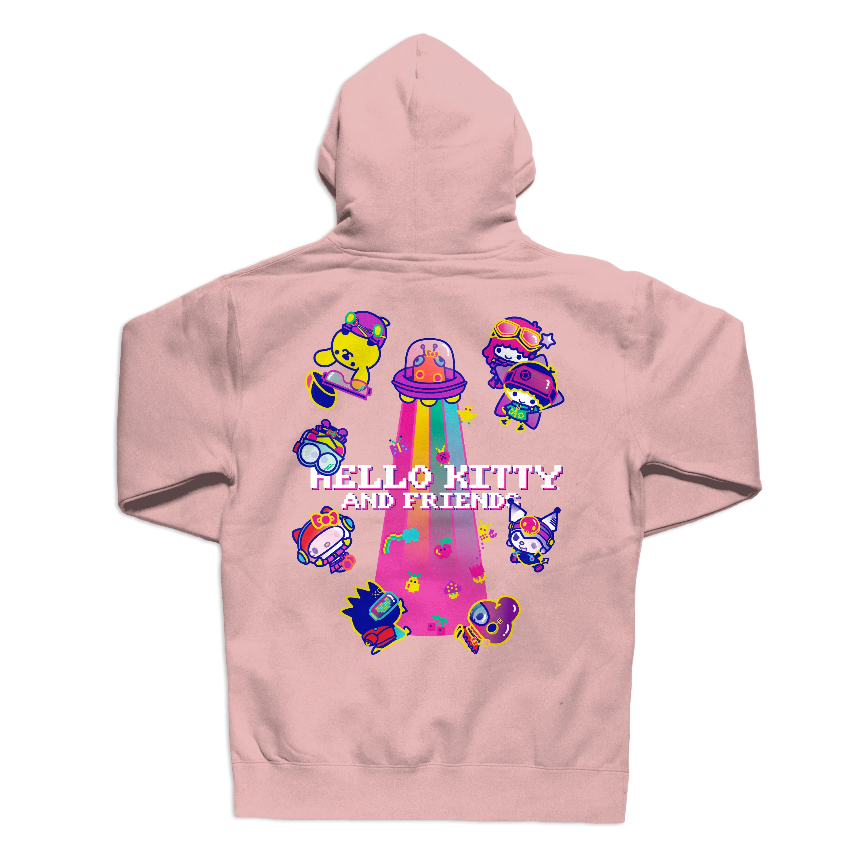 Girl Sanrio Kawaii Arcade Friends Pullover Dusty Pink
