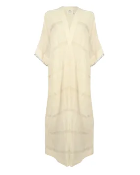 Hand Loom Midi Bisht Abaya