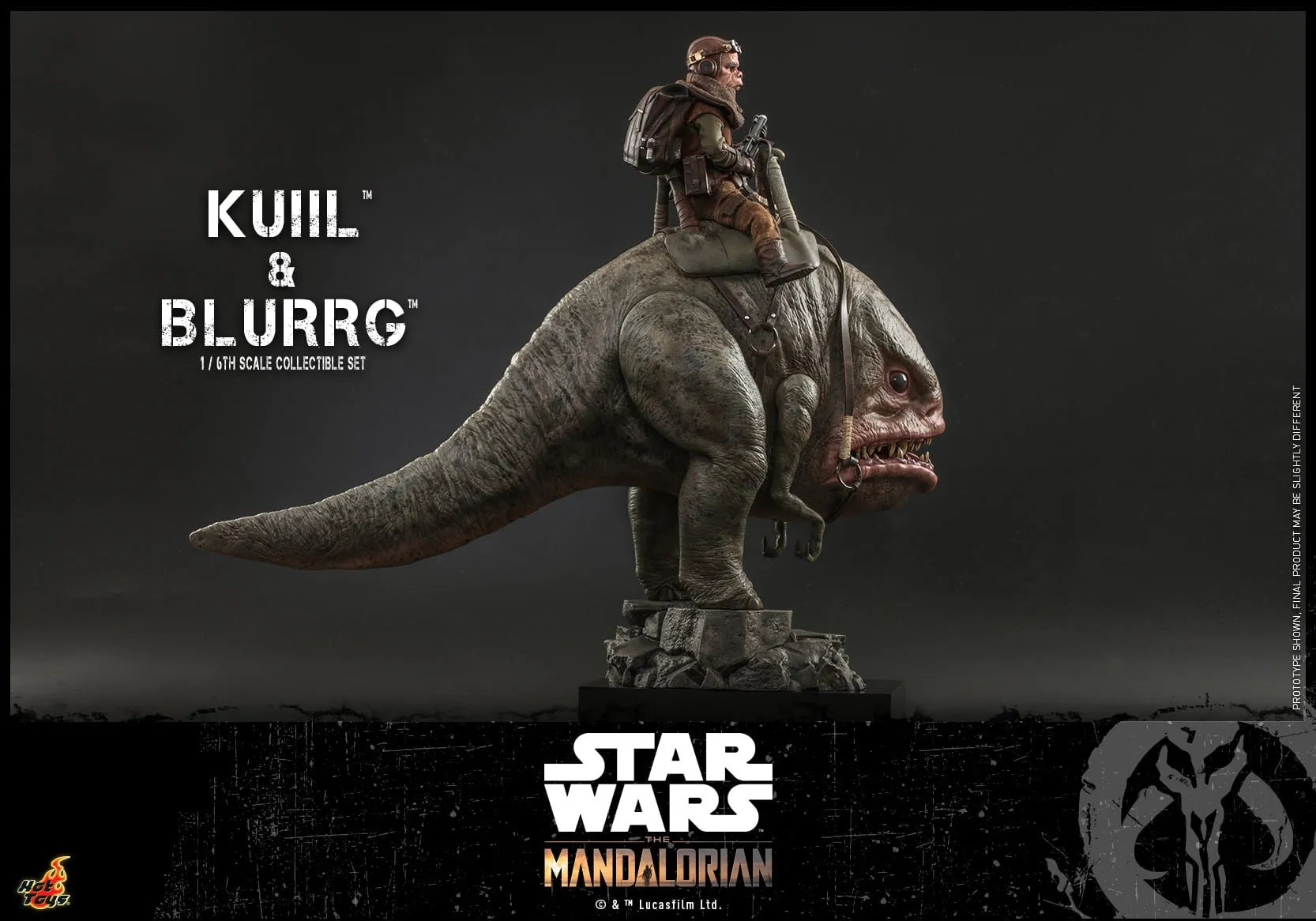 Hot Toys - TMS049 - Star Wars: The Mandalorian - 1/6th scale Kuiil & Blurrg Collectible Set