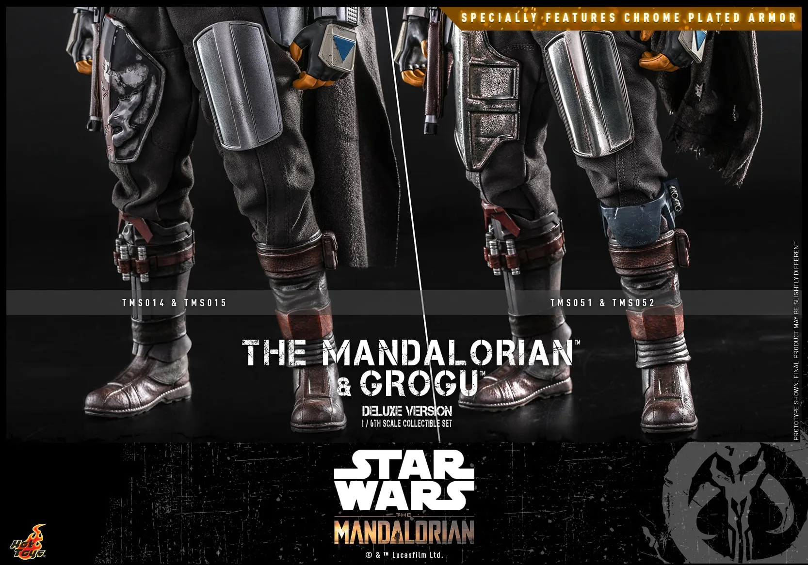 Hot Toys - TMS052 - Star Wars: The Mandalorian™ - 1/6th scale The Mandalorian™ and Grogu™ Collectible Set (Deluxe)