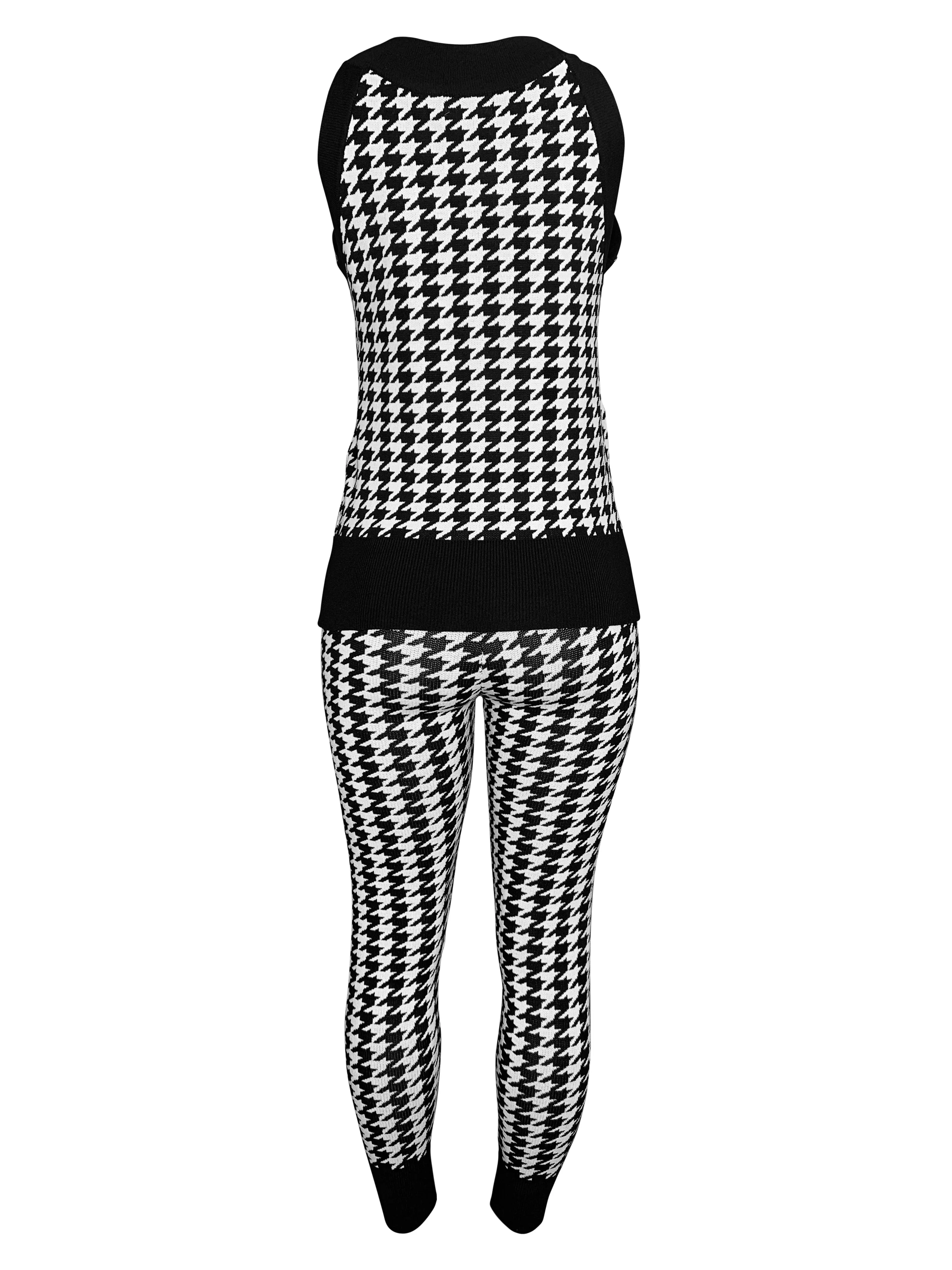 HOUNDSTOOTH GILET AND TROUSER