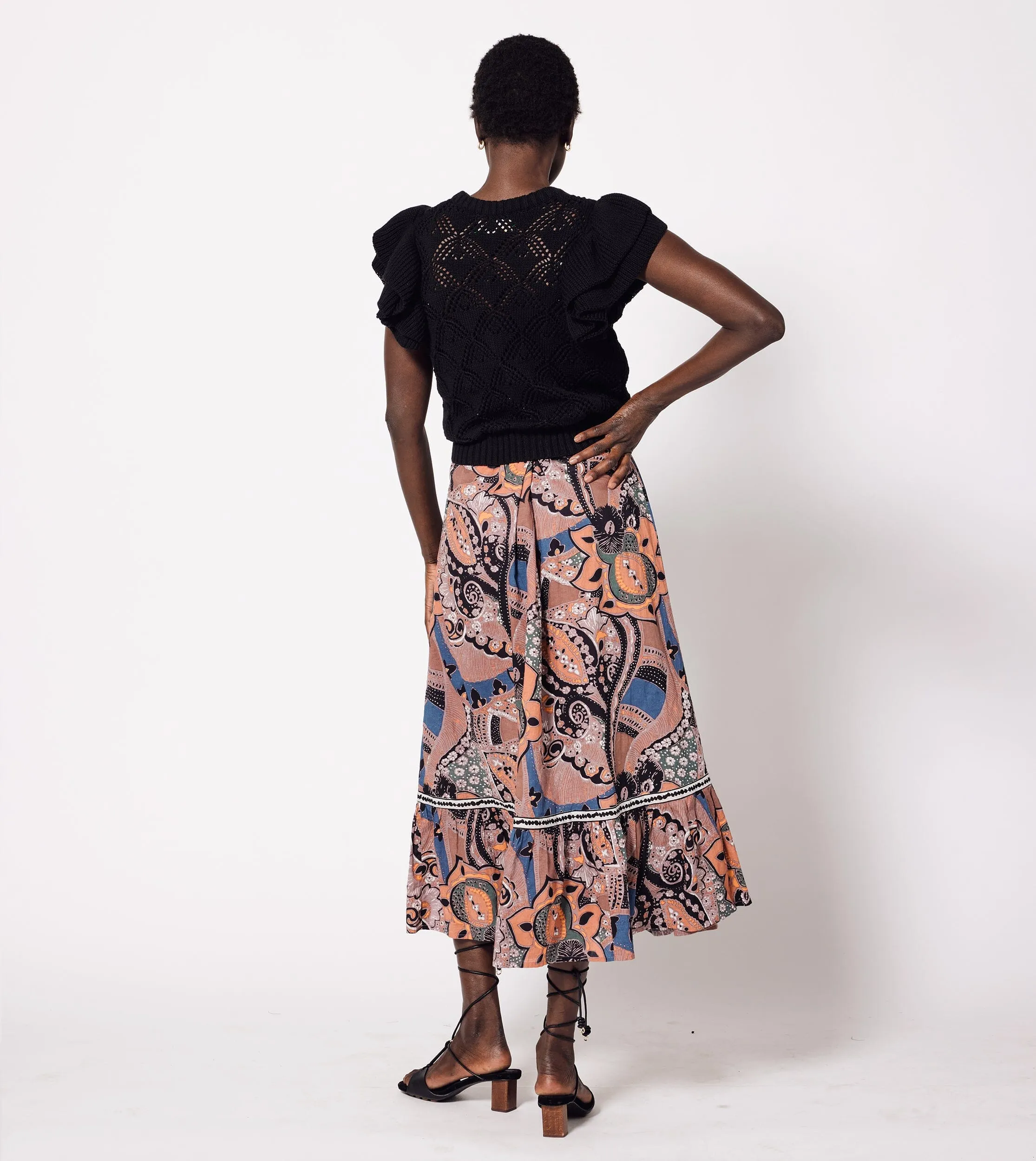 Jodie Ankle Skirt | Mirage