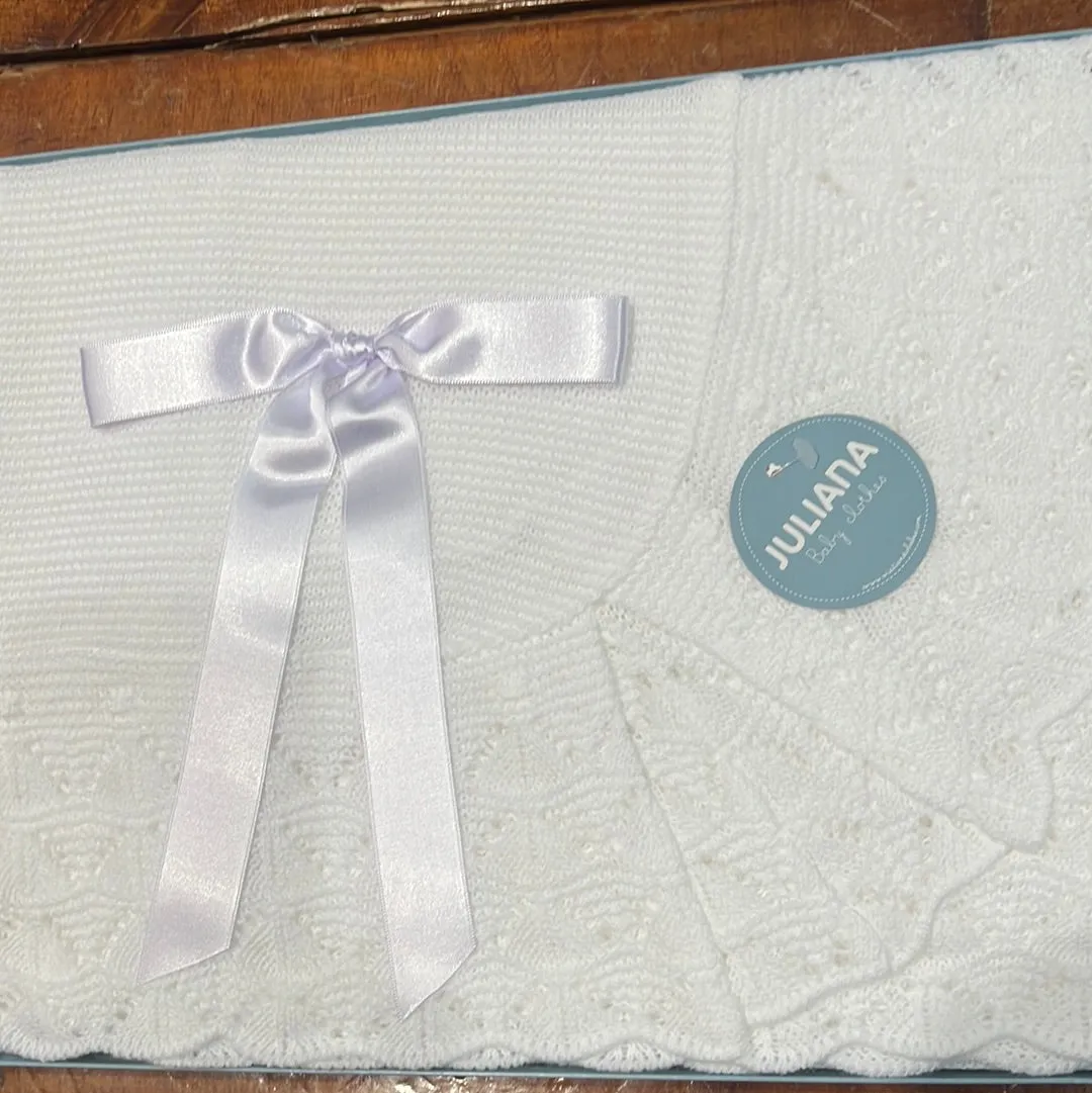Juliana White Shawl
