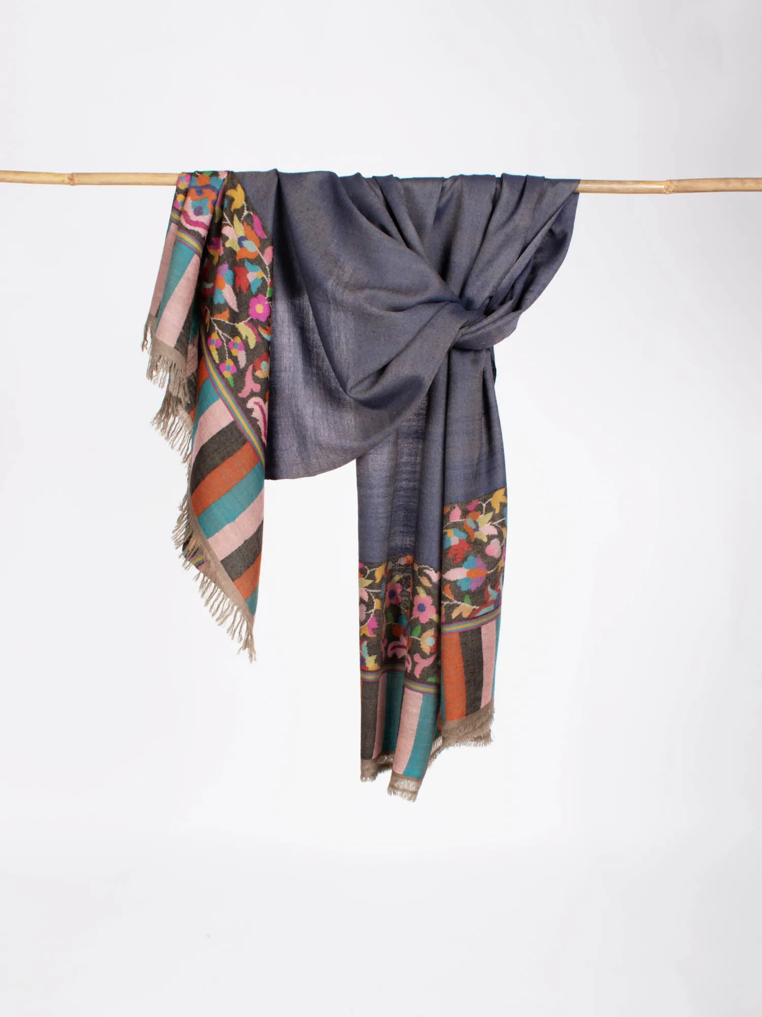 Kani Palla Dar Indian Pashmina Shawl - GILLETTE