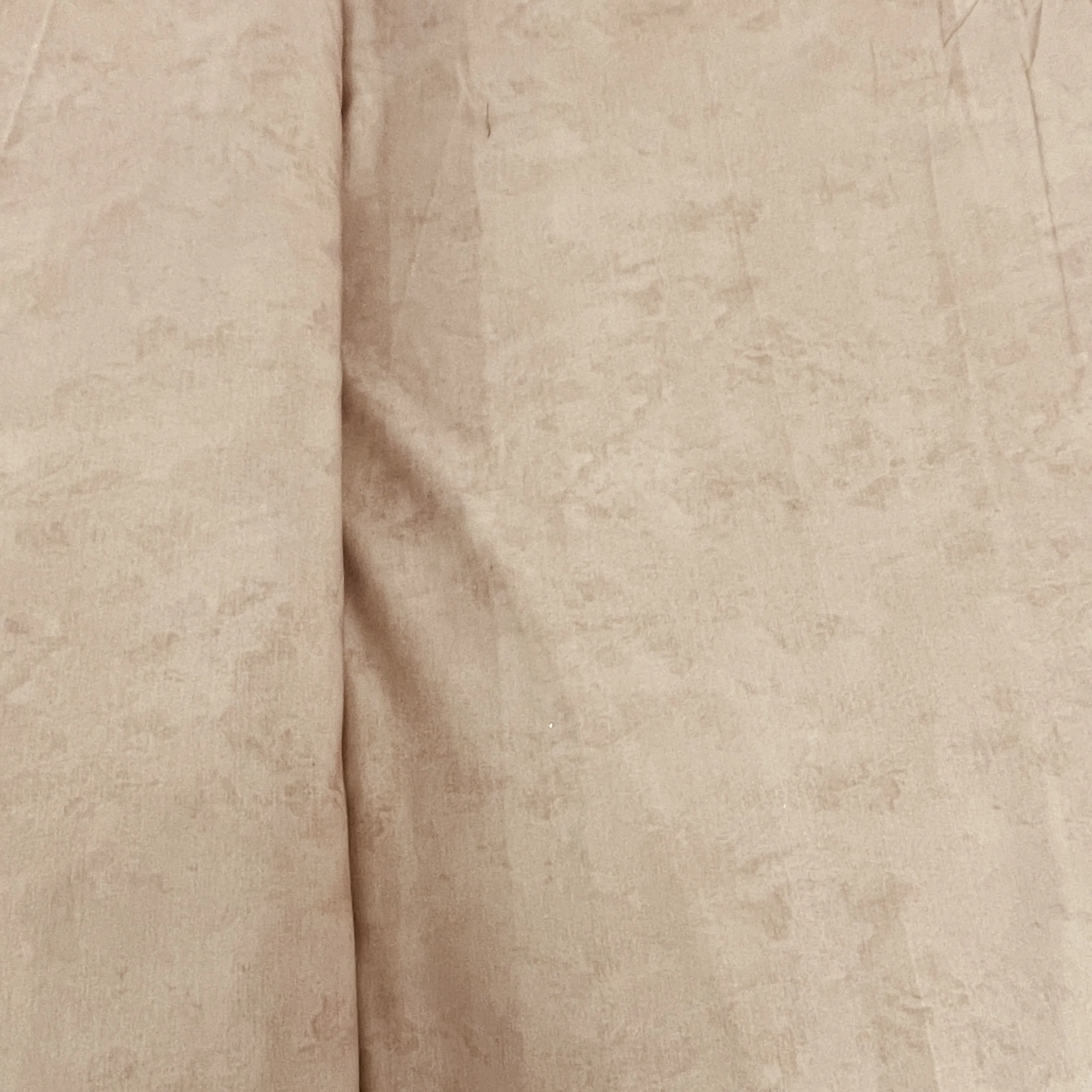 Light Brown Solid Cotton Satin Fabric