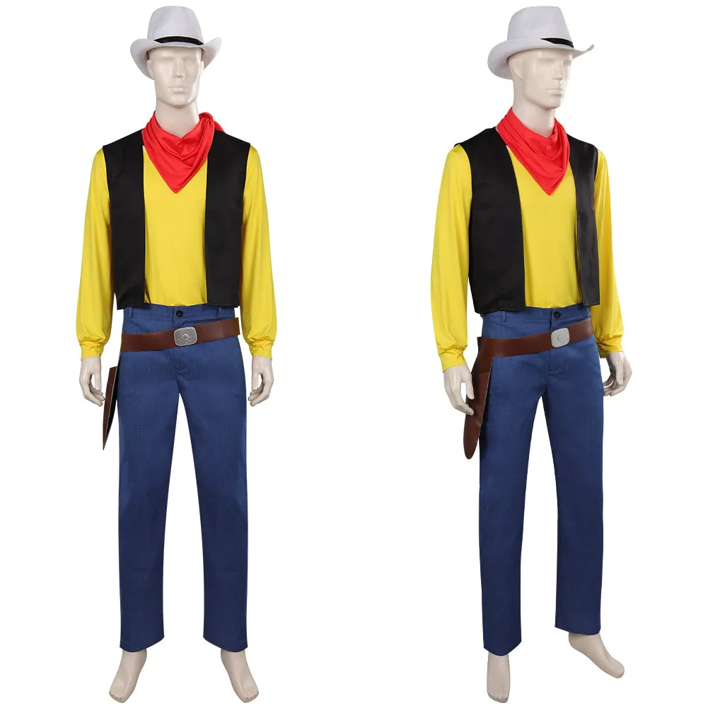 Lucky Luke Outfits Party Carnival Halloween Cosplay Costume
