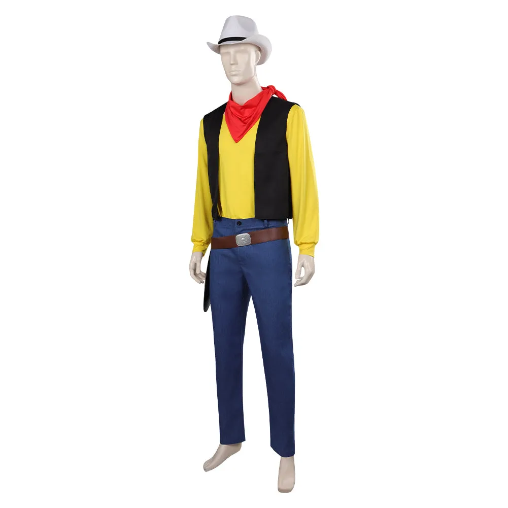 Lucky Luke Outfits Party Carnival Halloween Cosplay Costume