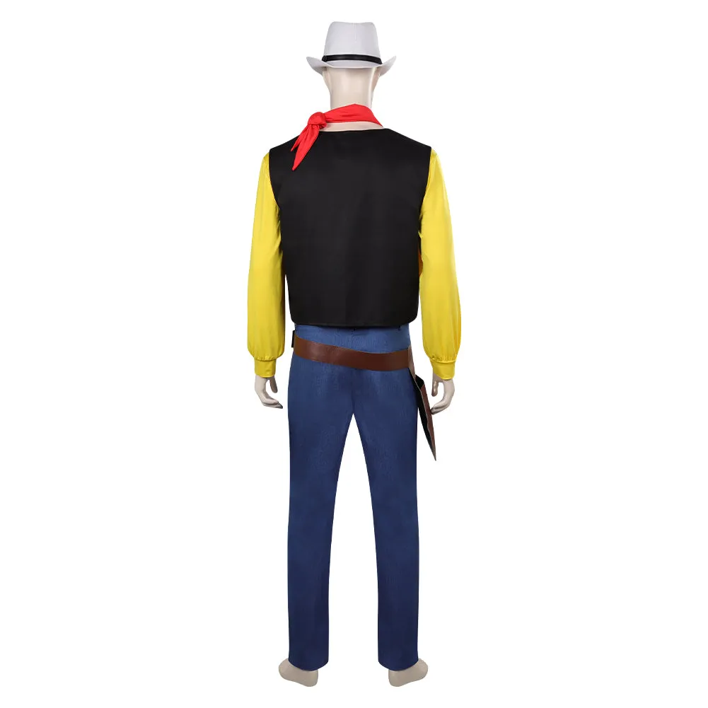 Lucky Luke Outfits Party Carnival Halloween Cosplay Costume
