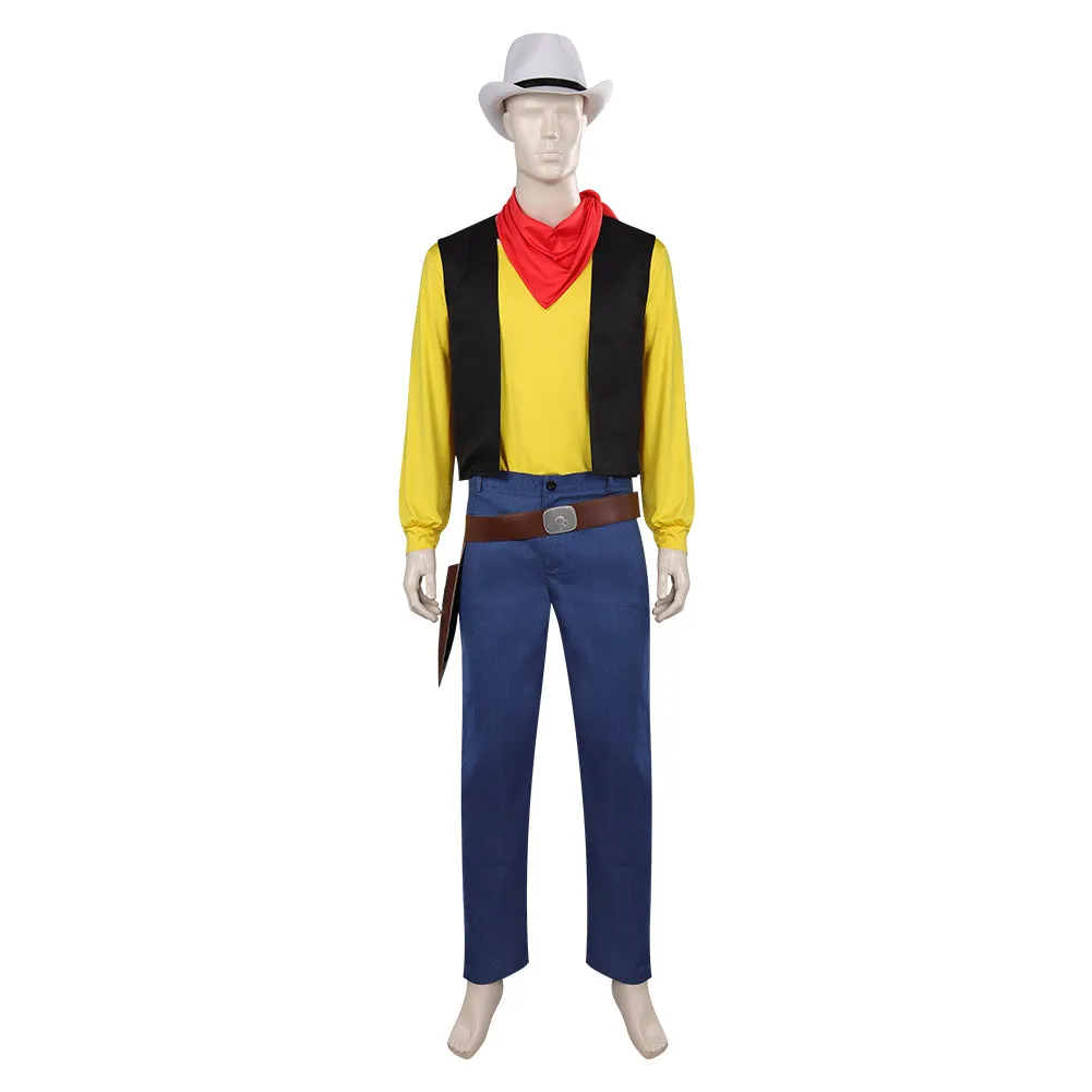 Lucky Luke Outfits Party Carnival Halloween Cosplay Costume
