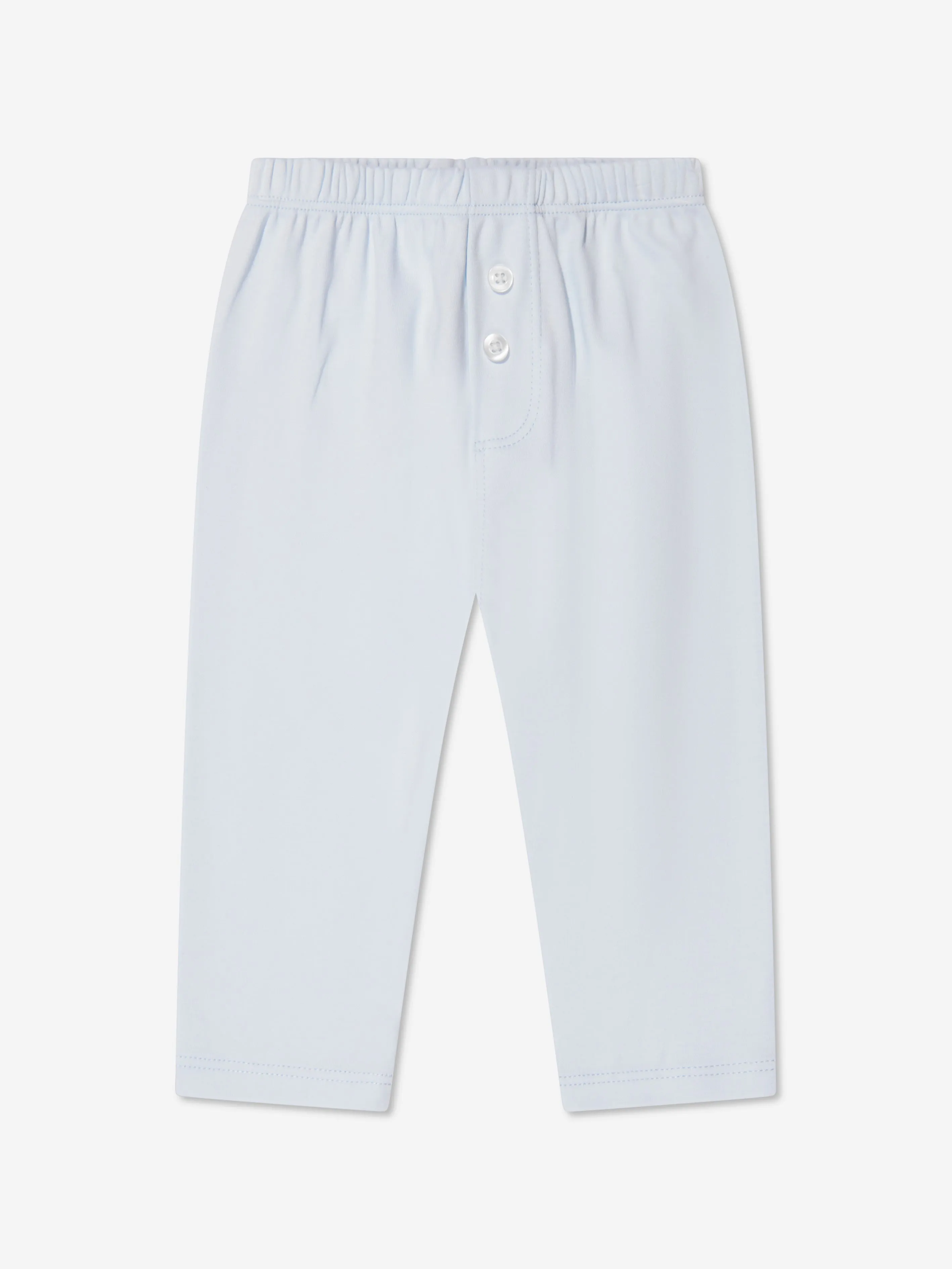 Magnolia Baby Baby Boys Smocked Collared Trouser Set in Blue
