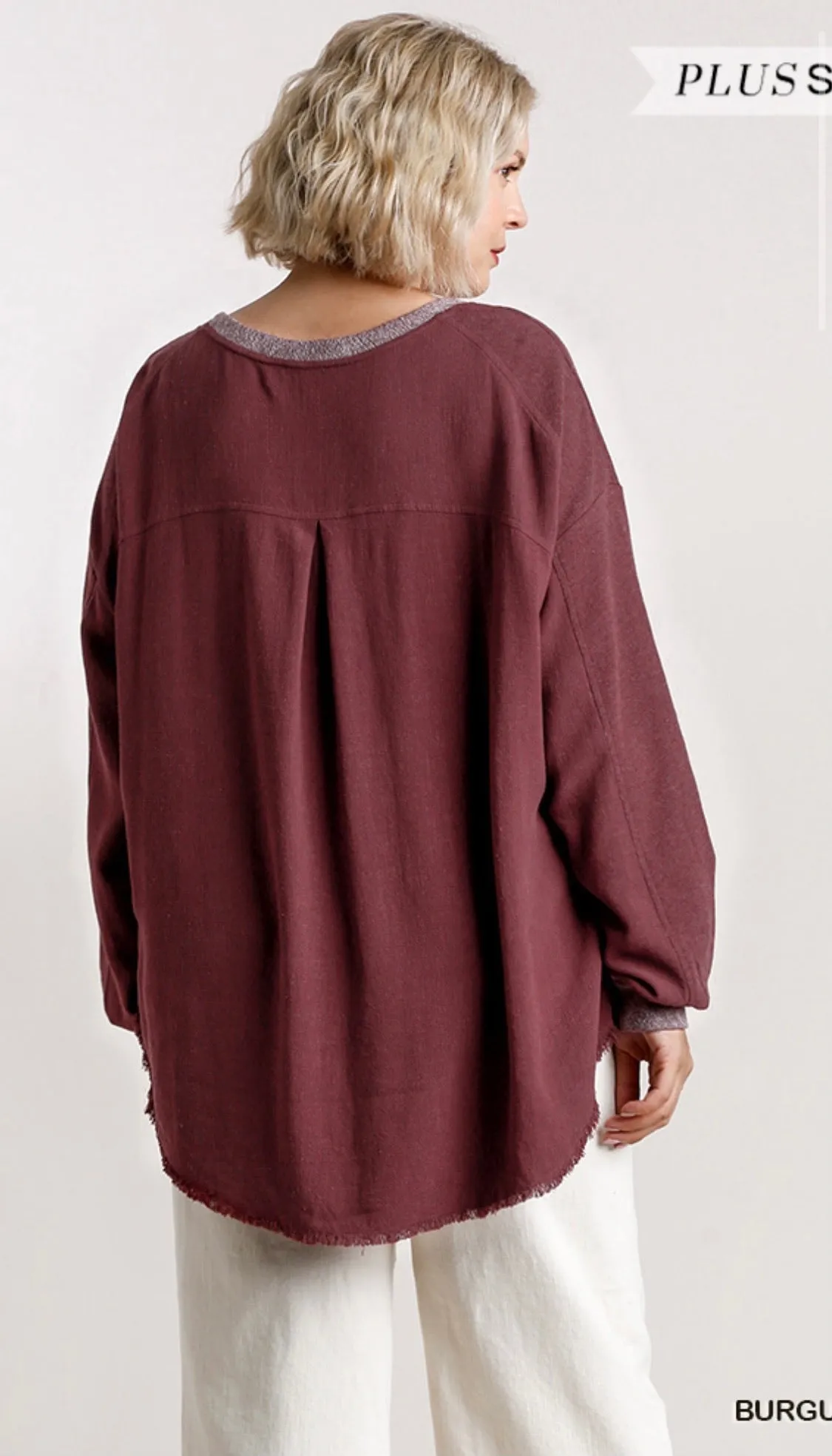 Maroon With Me Tunic