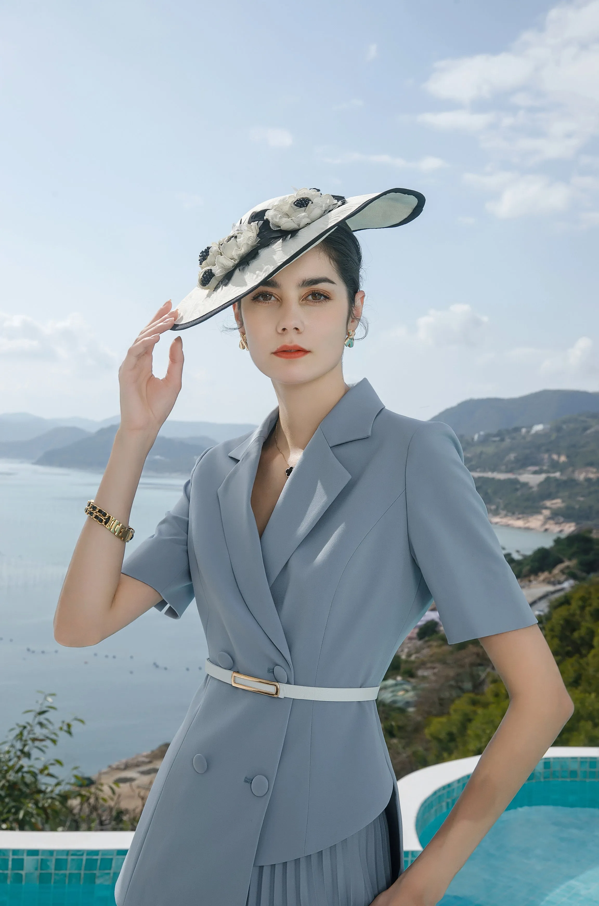 Meliora Steel Grey Skirt Suit