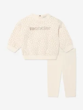 Moncler Enfant Baby Girls Legging Set in Ivory