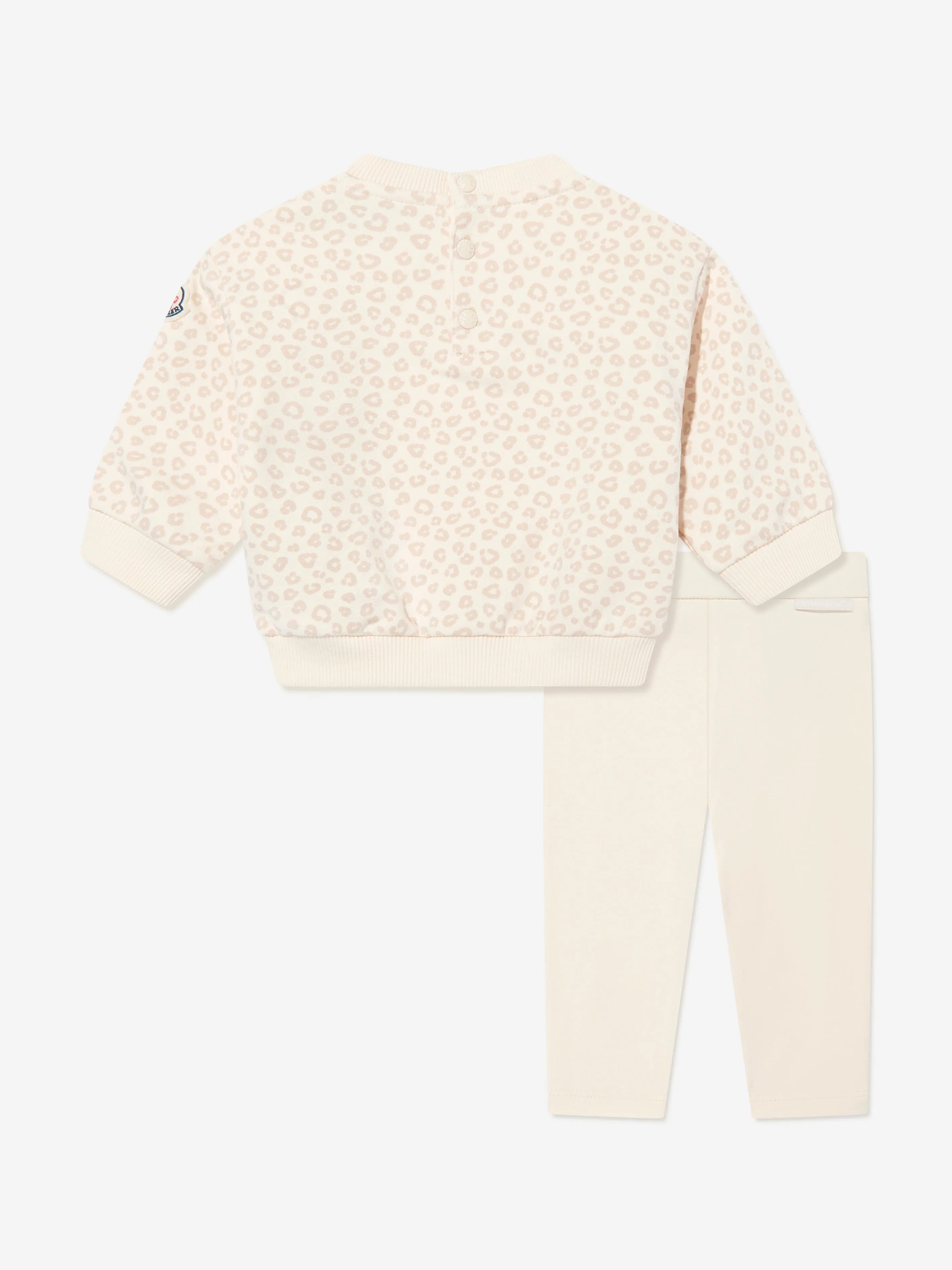 Moncler Enfant Baby Girls Legging Set in Ivory