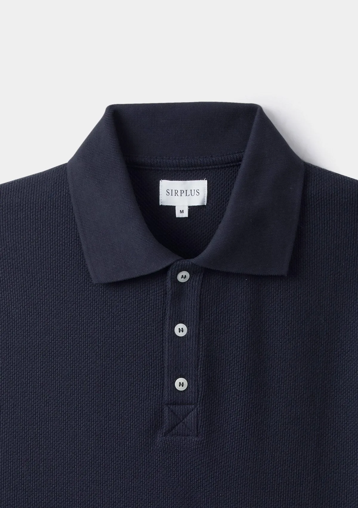 Navy Cotton Polo Shirt