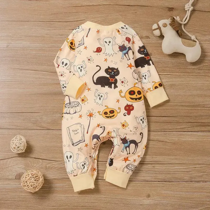 New Halloween Baby Jumpsuit Long Sleeve Crawling Suit