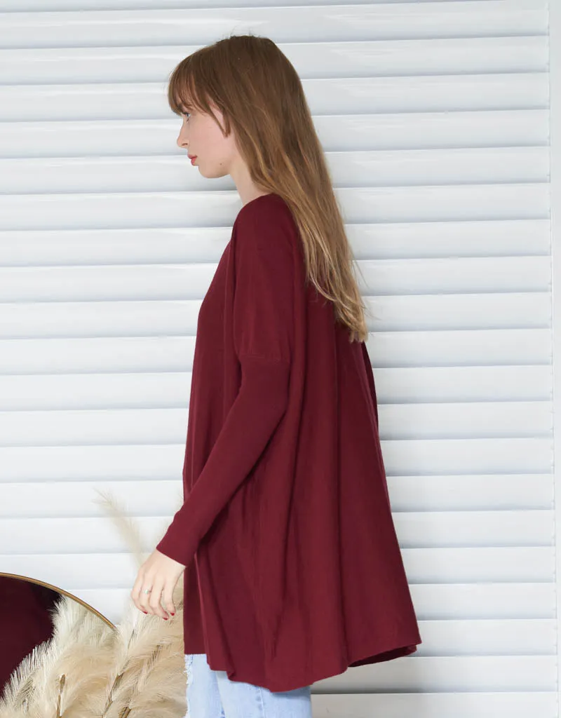 Opal Oversize Pullover - Dark Shades