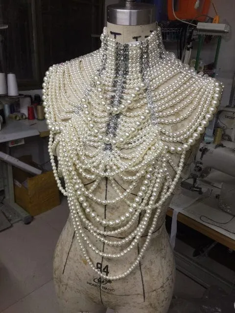 Pearl Queen Crystal Pullover