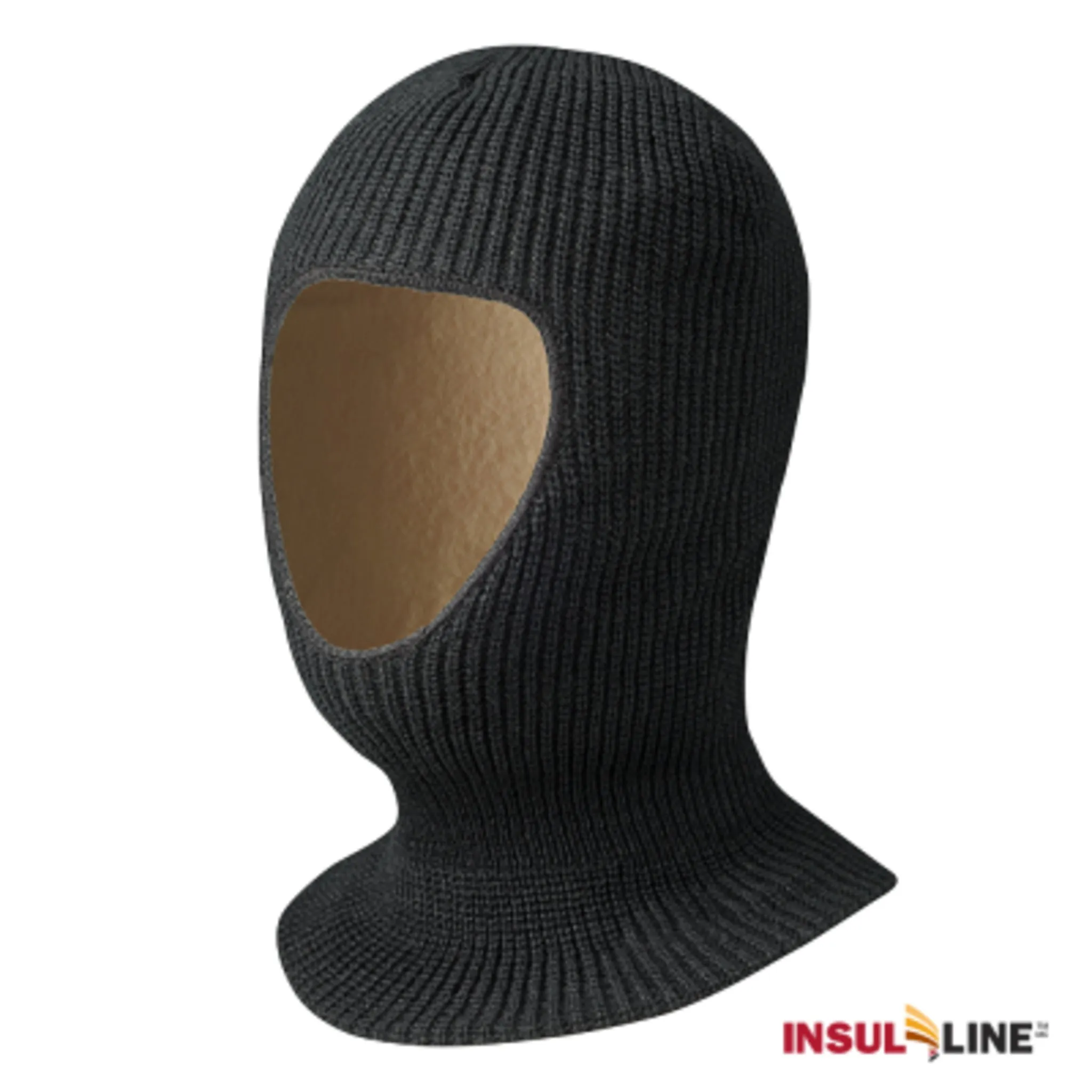 Pioneer Acrylic Knit 1-Hole Balaclava with InsuLine Liner - Warm, Stretchable, One Size Fits All, Double-Knit, Superior Insulation for Cold Weather