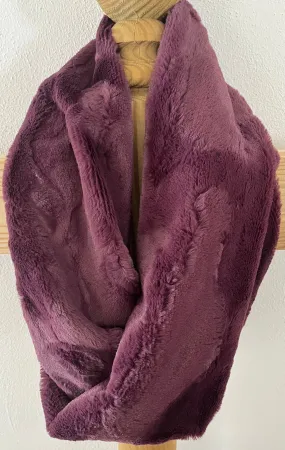Plum Wine Mirage Infinity Scarf