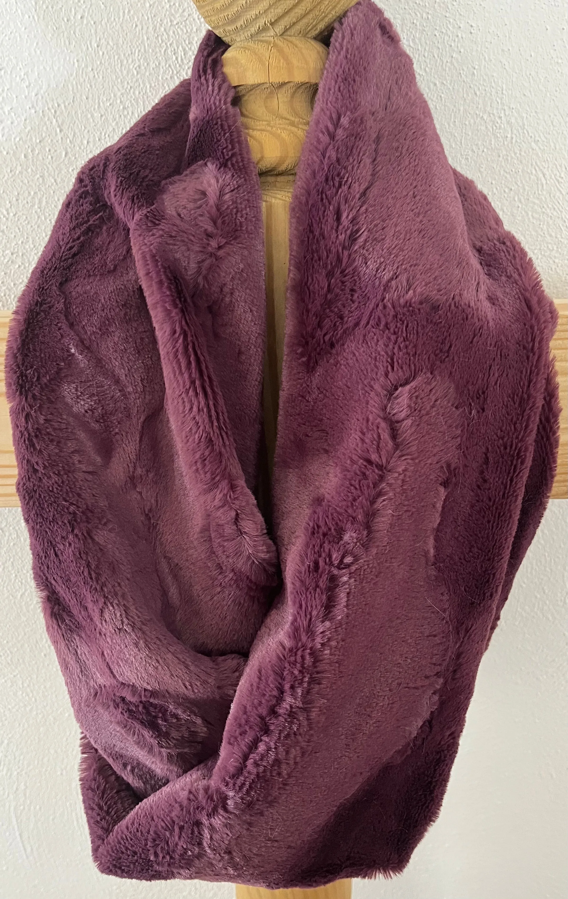 Plum Wine Mirage Infinity Scarf
